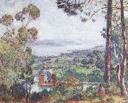 Henry Lebasques, View of Sanit-Tropez